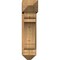 Ekena Millwork Olympic Arts and Crafts Rough Sawn Bracket w/ Offset Brace, Western Red Cedar, 8"W x 24"D x 32"H BKT0806X24X32OLY03RWR - alternate 2